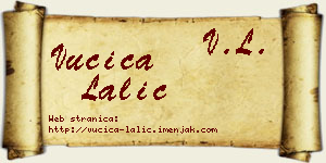 Vučica Lalić vizit kartica